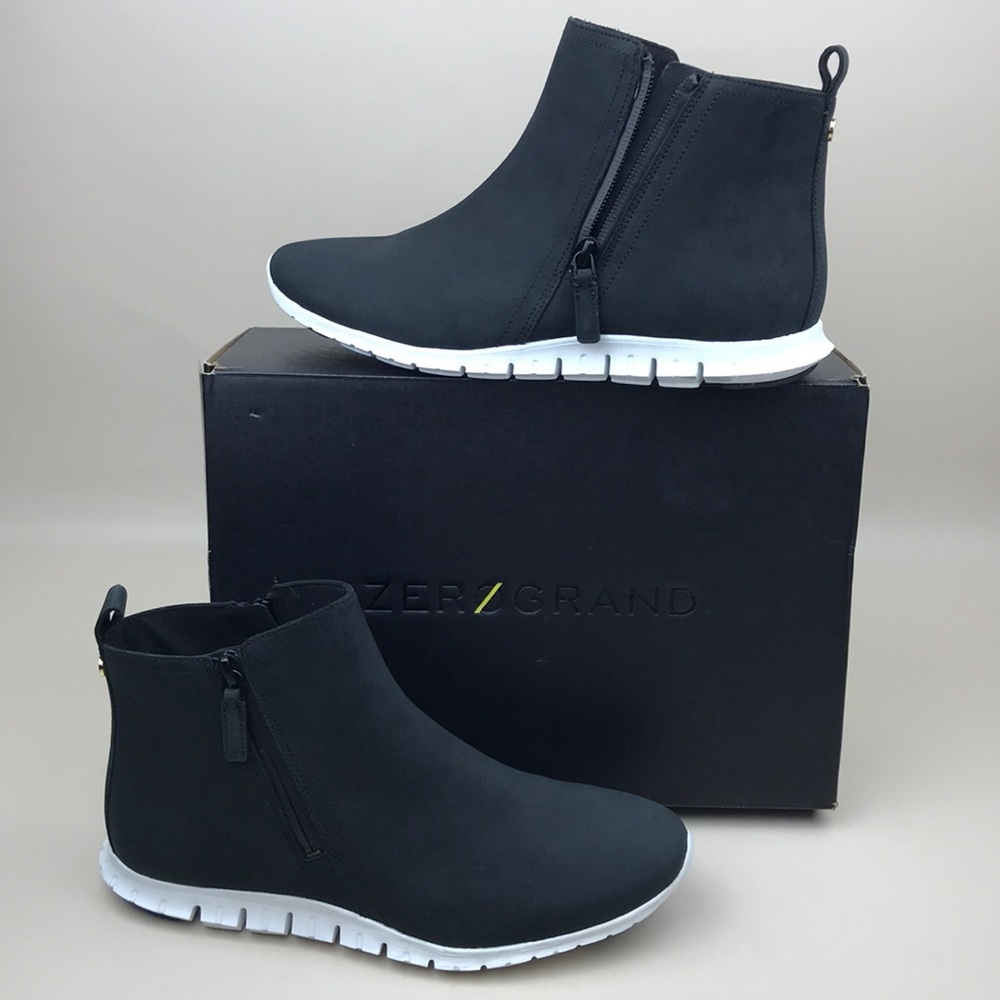Cole Haan Zerogrand Waterproof Ankle Booties Black